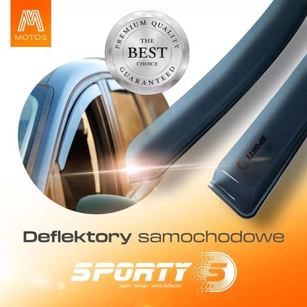 Satuna Owiewki Na Szyby Z Serii Sporty Do Mazda 3 Ii 2008-2013 Przednie - zdjęcie 2