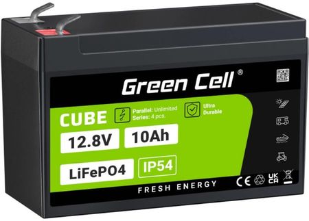 Green Cell CUBE Akumulator LiFePO4 12,8V 10Ah 