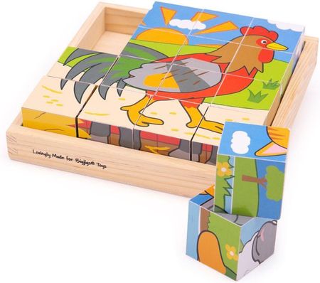 Bigjigs Toys Picture Dice Farm