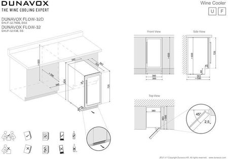 DUNAVOX Flow-32 DAUF-32.83MB czarny mat(ral)  - zdjęcie 2