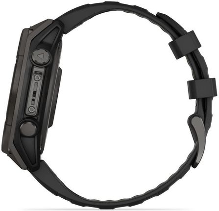 Garmin Fenix 8 47mm Sapphire Carbon Grey z czarno-szarym paskiem - zdjęcie 2