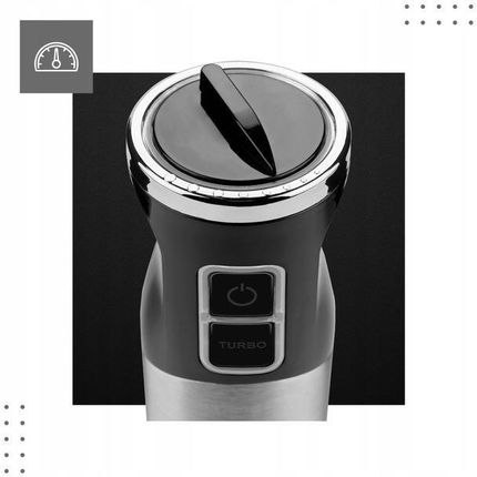 VERTENZ Blender Titan 50 Srebrno-czarny - zdjęcie 6