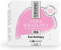 Zdjęcie Krem Lirene Cera Wrażliwa Nawilżający 50ml - Drobin