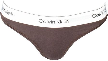 CALVIN KLEIN DAMSKIE STRINGI BRĄZOWE