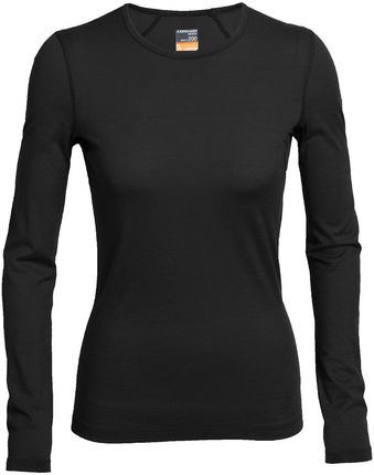 Koszulka damska Icebreaker Women's 200 Oasis Long Sleeve Rozmiar: S / Kolor: czarny