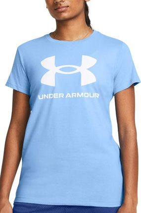 podkoszulek Under Armour UA Rival Logo SS-BLU 1356305-465 Rozmiar S