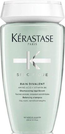 Kerastase Specifique Bain Divalent Szampon Równoważący Do Przetłuszczającej Się Skóry Głowy I Wrażliwych Włosów 250ml