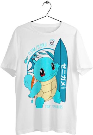 Koszulka Pokémon Squirtle - Surfingowy Hit, Unisex T-shirt dla Fanów XL