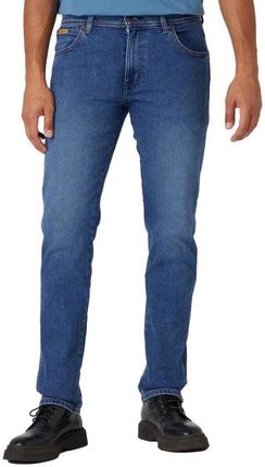 WRANGLER TEXAS SLIM MĘSKIE SPODNIE JEANSOWE JEANSY COOL SHADE W12SYLZ88