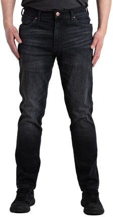 WRANGLER LARSTON MĘSKIE SPODNIE JEANSOWE JEANSY FADED BLACK W18SEHXV6