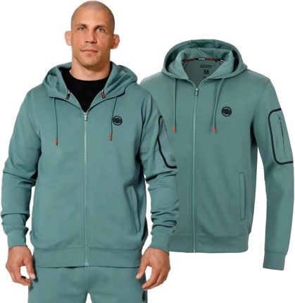 Bluza rozpinana z kapturem Pit Bull Active Crew Explorer '24 - Miętowa S