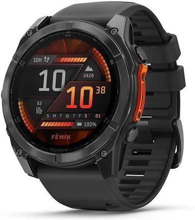 Garmin Fenix 8 51mm Slate Gray z Czarnym Paskiem