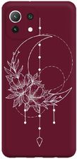 Pieceofcase Etui Czarne Matowe Z Nadrukiem Xiaomi Mi 11 Lite 5G Księżyc Boho