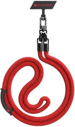 Audi Uniwersalna Smycz Do Telefonu 120Cm 10Mm Crossbody Czerwony/Red Aus-Cbl10-Rsq/D1-Rd - zdjęcie 3