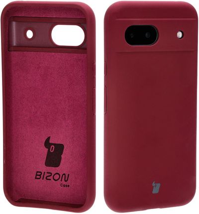 Bizon Silikonowe Etui Soft Case Do Google Pixel 8A, Ciemnofioletowe