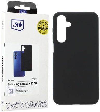 3Mk Etui Matt Case Do Samsung Galaxy M35 5G, Czarne