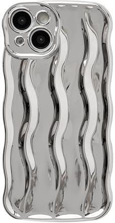 Caseative Custodia Per IPhone Con Motivo A Onde D'acqua – Morbida Al Tatto, Antigraffio E Resistente Alle Cadute – Compatibile Con Vari Modelli IPhone
