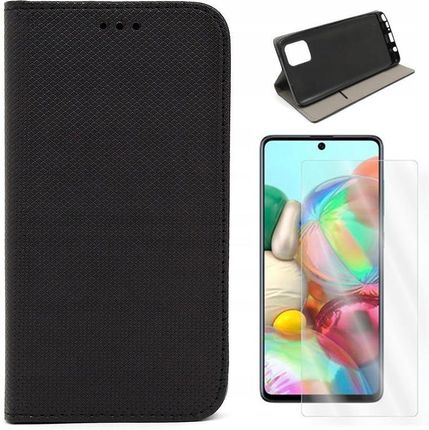 Nemo Etui Do Samsung Note 10 Lite N770 A81 Case Smart Magnet Czarny I Szkło