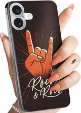 Hello Case Etui Do Iphone 16 Plus Rockowe Rock Rock And Roll Gitara Punk Obudowa
