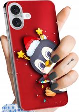 Hello Case Etui Do Iphone 16 Plus Święta Christmas Mikołaj Pingwin Obudowa Case