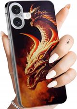 Hello Case Etui Do Iphone 16 Plus Smoki Dragon Taniec Smoków Obudowa Pokrowiec