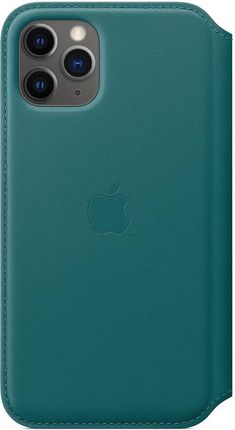 Apple iPhone 11 Pro Leather Folio Peacock / Türkis