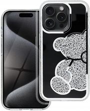 Partner Tele Etui Teddy Bear Do Apple Iphone 16 Pro Brokat Miś Futerał Ochrona Pokrowiec
