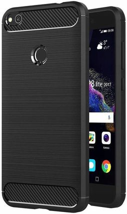 Telforceone Etui Carbon Do Huawei P8 Lite 2017 P9 Lite 2017 Karbon Case Szkło