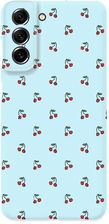 Pieceofcase Etui Czarne Matowe Z Nadrukiem Samsung Galaxy S22 Plus Wisienki Tiny