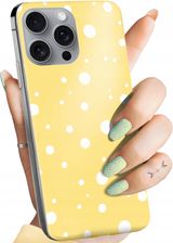 Hello Case Etui Do Iphone 16 Pro Kropki Grochy Bokeh Dots Obudowa Pokrowiec