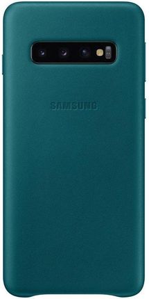 Samsung Leather Cover Oryginalne Skórzane Etui Do Galaxy Note 20 Zielone