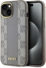 Dkny Etui Magsafe Ze Skóry Pu W Kratkę Do Apple Iphone 15 W Kolorze Be
