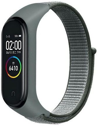 Beline Pasek Mi Band 7/6/5/4/3 Nylonloop Szary/Grey