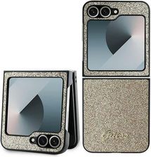 Guess Oryginalne Etui Samsung Galaxy Z Flip 6 Hardcase Glitter Script (Guhczf6Hggshd) Złote