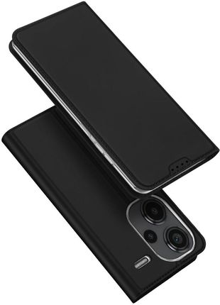 Dux Ducis Etui Skin Pro Z Klapką I Miejscem Na Kartę Na Xiaomi Redmi Note 13 Pro+ 5G - Czarne