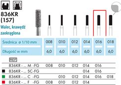 Zdjęcie NTI-Kahla GmbH Wiertła - walce 836KR 016 FG - Łomianki