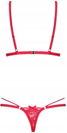 Obsessive Bielizna-Lovlea Body Czerwone L/Xl - zdjęcie 3