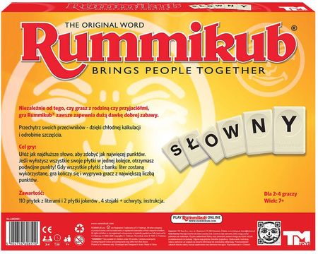 Tm Toys Rummikub Słowny - zdjęcie 3