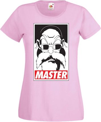 Master Roshi koszulka damska Comics Manga Japan Anime Animation Gift, Lady  XL / Jasnoróżowy