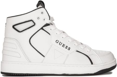 Guess - Sneakersy - BASQET-FL7BSQ-LEA12-WHITE - Kobiety - EU 39