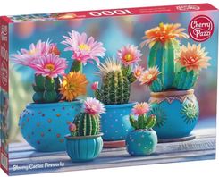 Zdjęcie Puzzle 1000 CherryPazzi Bloomy Cactus Fireworks 30868 - Poznań