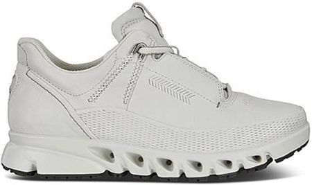 Ecco damskie sznurowane buty sportowe gumowa podeszwa biały