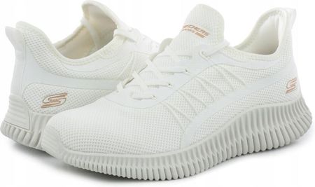 Skechers Buty Damskie Sportowe Bobs Geo New Aesthetics Białe 38,5 Eu