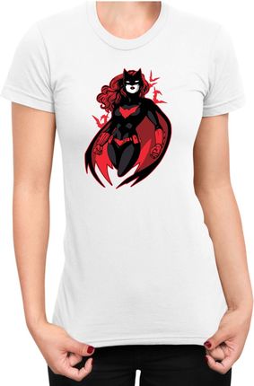 Batgirl Red koszulka damska DC Comics Justice League Batman, Lady - 2XL / Biały