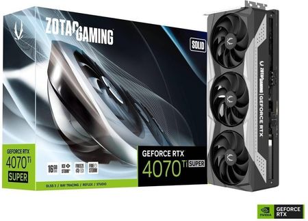【未使用品】ZOTAC GAMING GeForce RTX 4070 Ti Zotac GAMING GEFORCE RTX 4070/TI SUPER SOLID 16GB GDDR6X