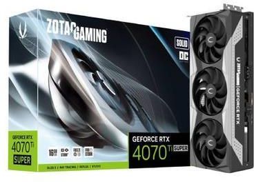 Zotac GAMING GEFORCE RTX 4070/TI SUPER SOLID OC 16GB GDDR6X 25 (ZTD40730RC10P)