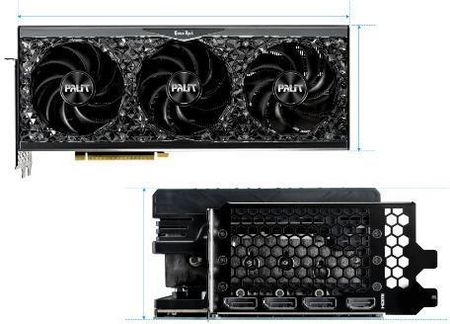 Palit Karta VGA GeForce RTX 4070 Ti Super GameRock OmniBlack