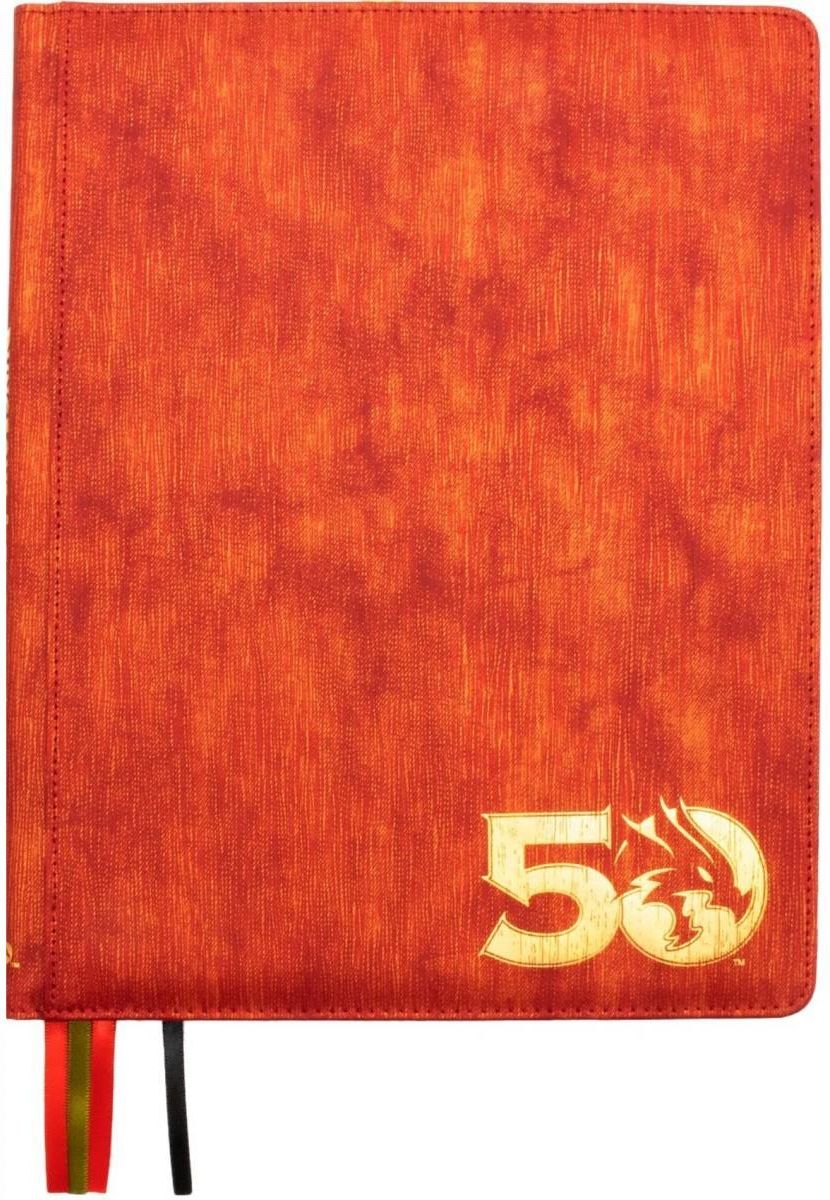 Ultra Pro - Dungeons & Dragons - Book Folio 50° Anniversario - Custodia In Similpelle Per Manuali, Schede E Carte