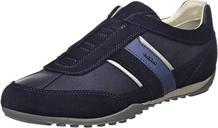 Geox Respira męskie buty U Wells A low top slip-on U82T5A, rozmiar:EUR 44, kolor:Niebieski (Navy)