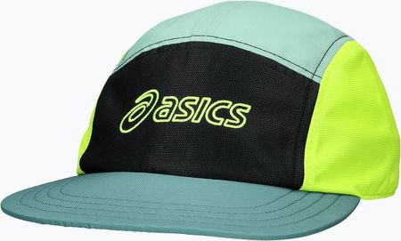 Asics Czapka Z Daszkiem 5 Panel Celadon Safety Yellow